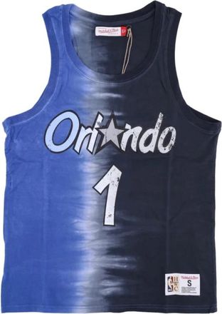 Mitchell & Ness Tank Top NBA Vertical Tie Dye - Heren - Fitness - Blauw - M - Fitness