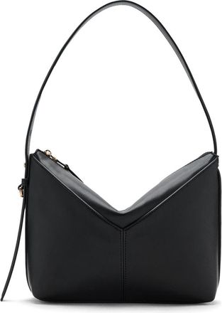 Mango Adjustable Strap Faux Leather Shoulder Bag in Black at Nordstrom