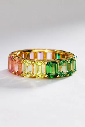 Crystal Haze Cotton Candy Ring