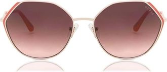 Guess GU7842 32F Womens Sunglasses Gold Size 58