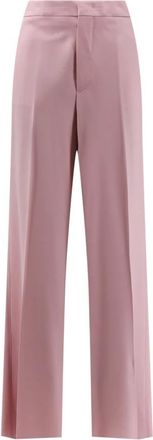 Tagliatore Parigi Wide Trousers - female - Tagliatore - Wide Trousers - Pink - XS - Trousers