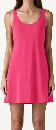 Patagonia Maipo Sporty Tank Dress In Lmsp/luminous Pink