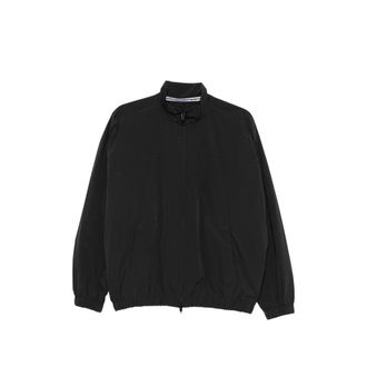Alexander Wang Logo-perforated Zip-up Jacket