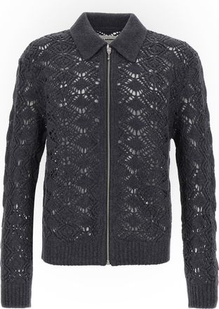 Jil Sander Openwork Wool Cardigan