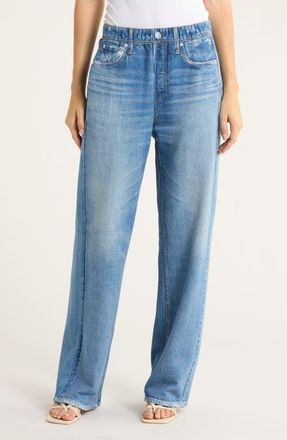 Rag & Bone rb Miramar Wide Leg Cotton Fleece Sweatpant Jeans in Frank at Nordstrom, Size X-Large