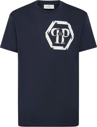 Philipp Plein T-shirt con logo - Blu