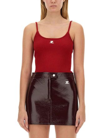 Courrèges Reedition Knit Tank Top