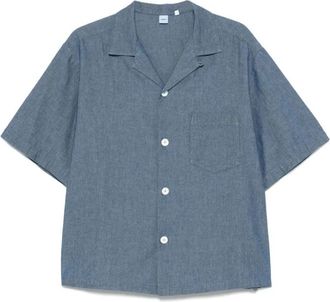 Aspesi Blauw Casual Overhemd voor Mannen - Heren - Korte mouwen Overhemden - Blauw - XL - Overhemden
