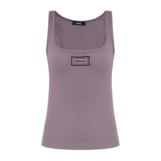 Versace Dames, Tops, Paars, Maat: L Katoen