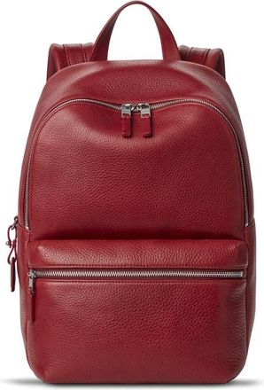 Shinola Small Runwell Leather Backpack in Ruby at Nordstrom