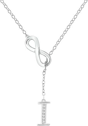 Generic Soulmate Necklace 8 Shaped Tassel Silver Initial Necklace For Women Silver Necklaces For Women A Z 26 Alphabet Initial Necklaces For Teen Girls Jewelr