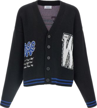 Off-white Glide Diag Maglioni Nero-Uomo