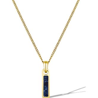 Vincero Mens Birthstone Pendant Necklace in Gold - September at Nordstrom