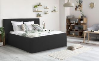 Inosign Polsterbett »Dalina« geradliniges Kopfteil, in 5 Breiten, auch in 220cm Länge