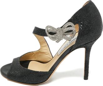 Jimmy Choo London Pumps con glitter - Nero
