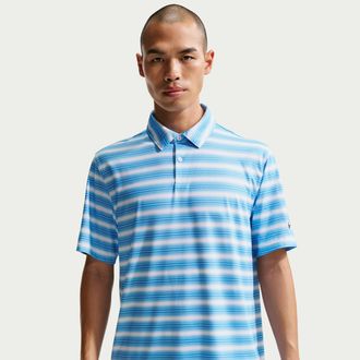 Nike Mens Velocity Dri-FIT Polo in Blue | IB0243-412