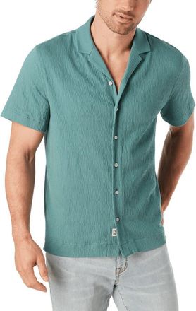 Fair Harbor Babylon Camp Shirt in Sea Green at Nordstrom, Size X-Large
