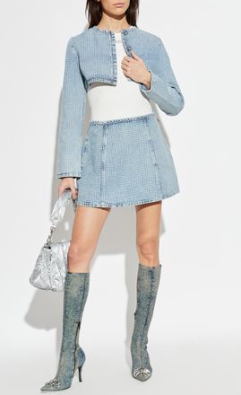 Diesel DE-SWENY-S Denim Skirt, Womens, Blue