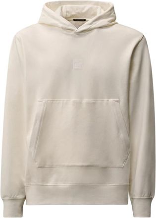 C.P. Company Sweatshirt met logo - Heren - Hoodies - Wit - XL - Hoodies & sweatvesten