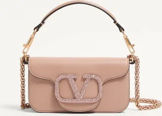 Valentino Garavani Valentino Garavani Loc&ograve; Small Shoulder Bag With Jewel Logo Wo