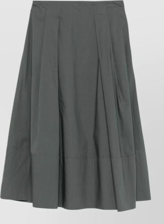 Woolrich cotton midi skirt high waist buttons