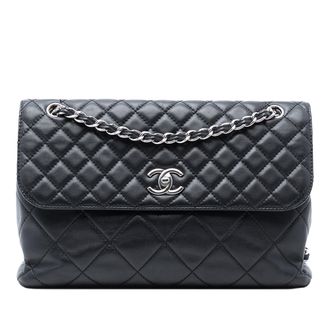 Chanel Tweedehands Cc Gequilt Kalfsleer In The Business Flap