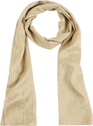 Cortana Accessoires, Dames, Beige, M, Zijden Popeline Sjaal