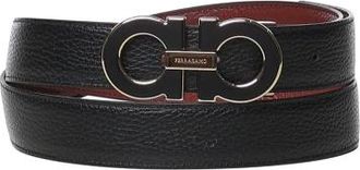 Ferragamo Heren, Accessoires, Zwart, Maat: 105 CM Leer