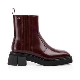 Marc Cain Schoenen, Dames, Paars, 38 EU, Leer, Chelsea Boots
