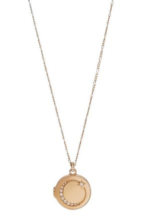 Alex and Ani Mother Locket Necklace in Gold at Nordstrom