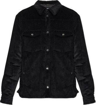 Dolce & Gabbana Ge&iuml;soleerde ribfluwelen jas - Heren - Zomerjassen - Zwart - 2XL - Leer - Jassen