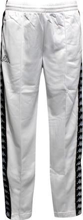Kappa Pantalone con bottoni - Heren - Trainingsbroeken - Wit - XL - Fitness