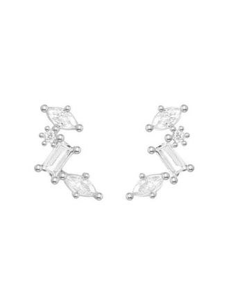 Hollywood Sensation Celestial Cluster Earrings with AAAAA Cubic Zirconia in Silver at Nordstrom