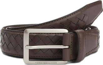 Tommy Hilfiger Heren, Accessoires, Bruin, Maat: 90 CM Leer