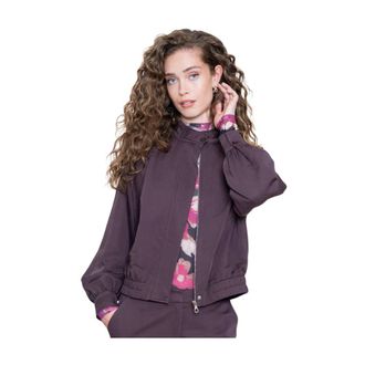 Geisha Licht jack - Dames - Jassen - Paars - Maat: XL Viscose