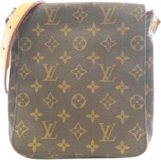 Louis Vuitton Pre-owned Cross Body Bags, female, Brown, Size: ONE SIZE Pre-owned Vintage Monogram Shoulder Bag