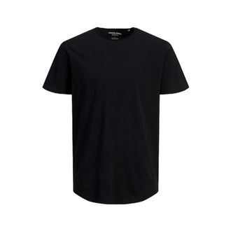 Jack & Jones T-Shirts, male, Black, M, Black Cotton Mens T-Shirt