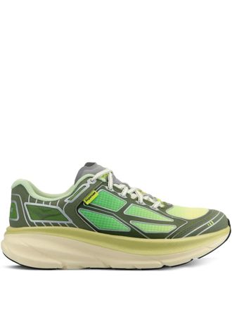 Hoka One One x Supervsn Clifton One9 lace-up sneakers - Green