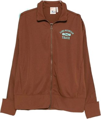 Champion Gestreepte sweater met rits - Bruin