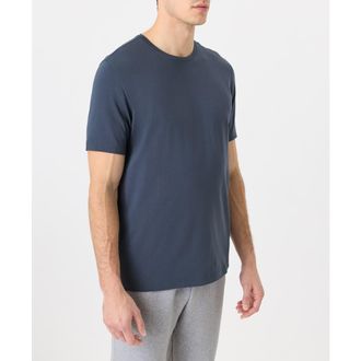 Pact Luxe Essential Classic Fit Crewneck Tee Made With Organic Cotton in Steel Blue at Nordstrom, Size Xx-Large