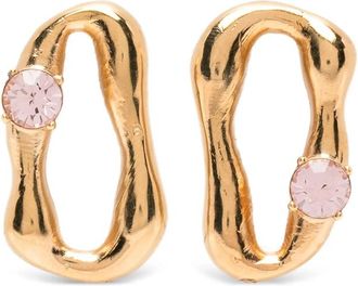Forte_Forte Jewel Stud Earrings Pink Stone