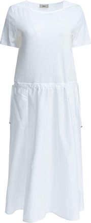 Herno uitlopende midi-jurk