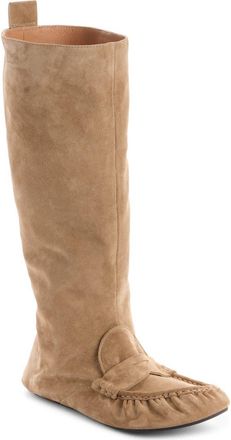 Acne Studios Moc Toe Loafer Boot in Beige at Nordstrom, Size 8Us