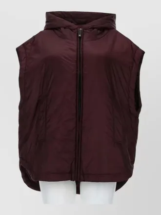 Max Mara hooded puffer gilet