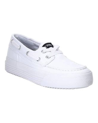 Sperry Top-Sider Girls Bahama Platforms In White