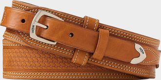 Polo Ralph Lauren Men & apos;s Topstitched Leather Belt