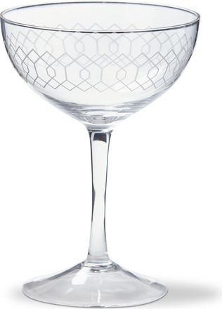 Tag Fitz Etched Coupe Glass Clear Glass 10 oz 4.21 x 4.21 x 5.98 in at Nordstrom