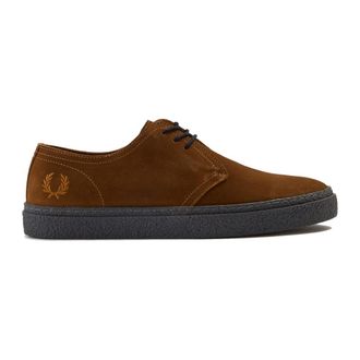 Fred Perry Linden Su&egrave;de Gember Veterschoenen - Heren - Veterschoenen - Bruin - 40 EU - Su&egrave;de - Schoenen