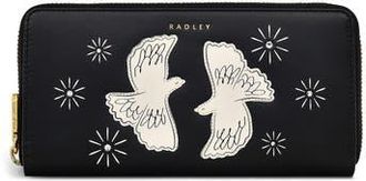 Radley London Two Turtle Doves Large Zip Around Wallet in Black at Nordstrom Rack