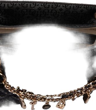 Guess Womens Tote Black Polyurethane Tote-bags